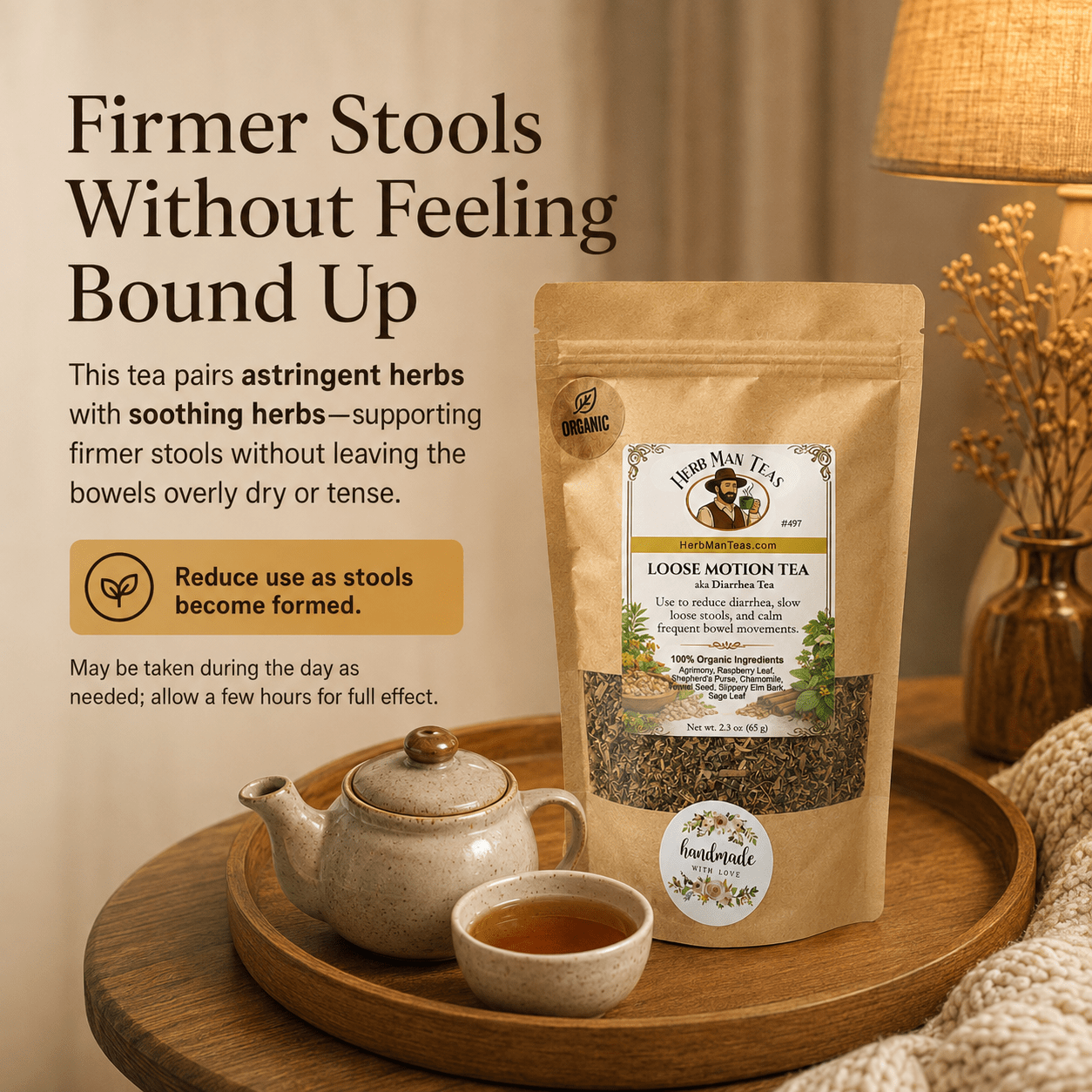 LOOSE MOTION TEA - Herb Man Teas