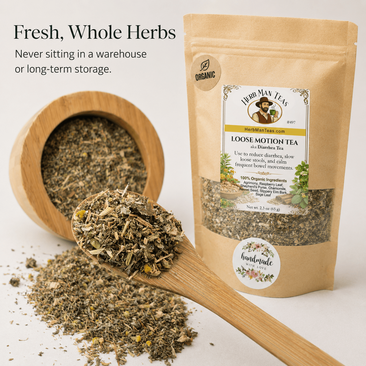 LOOSE MOTION TEA - Herb Man Teas