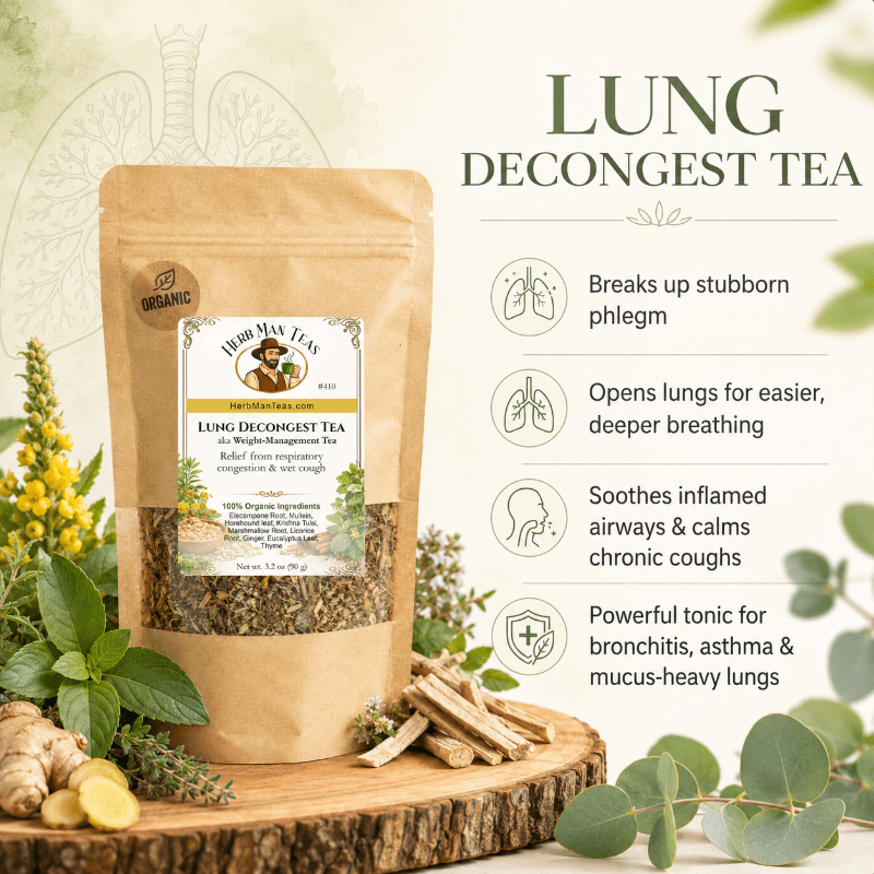LUNG DECONGEST TEA - Herb Man Teas