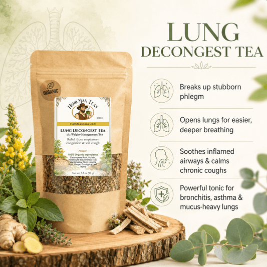 LUNG DECONGEST TEA - Herb Man Teas