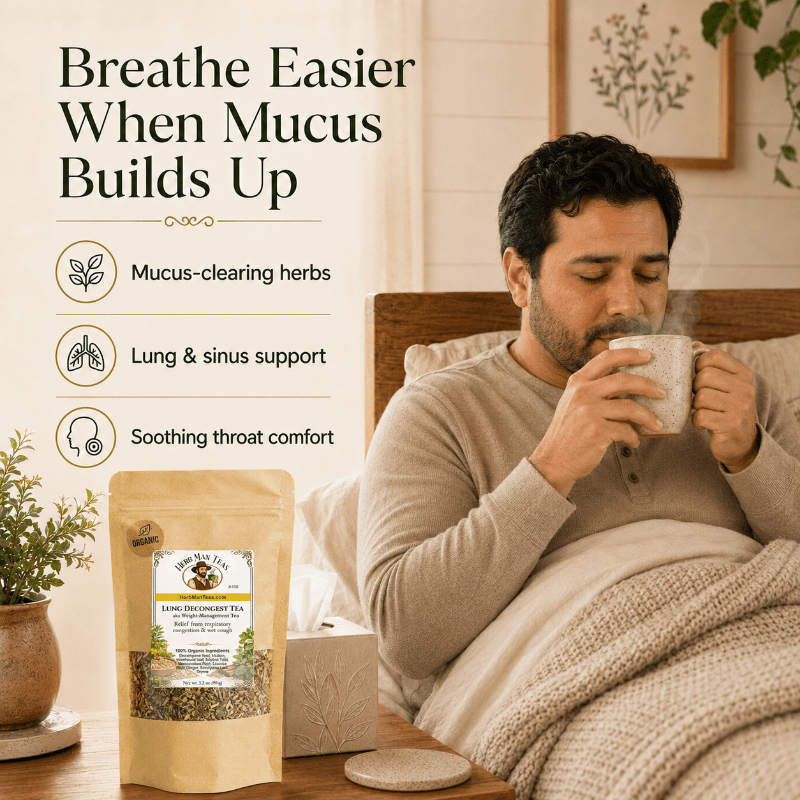 LUNG DECONGEST TEA - Herb Man Teas