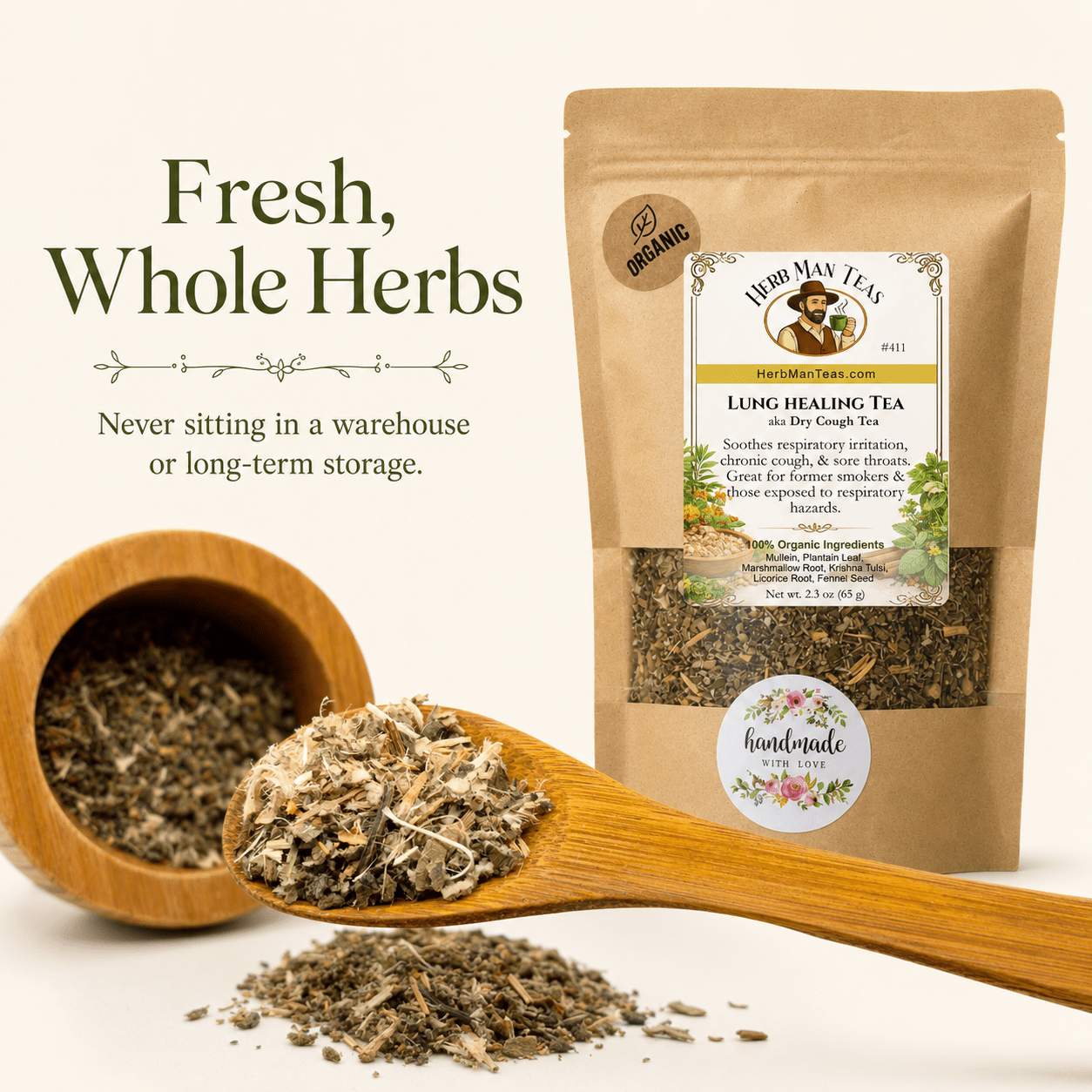 LUNG HEALING TEA - Herb Man Teas