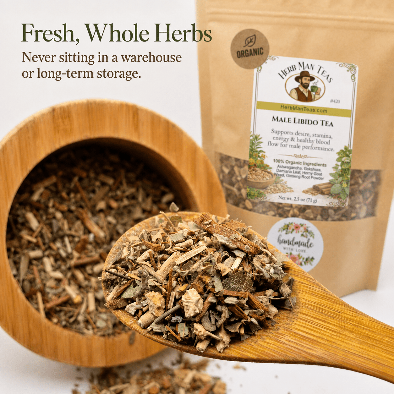 MALE LIBID0 TEA - Herb Man Teas