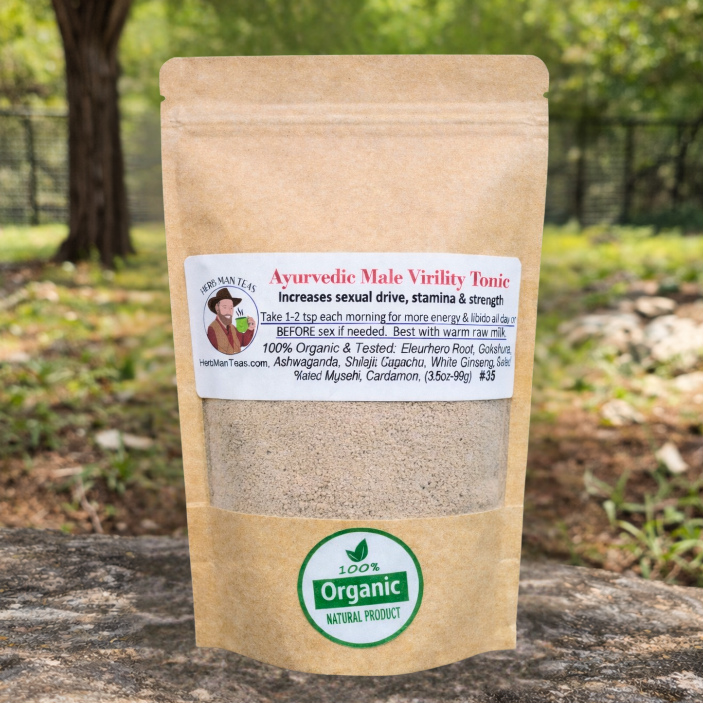 Male Virility Tonic with Ginseng