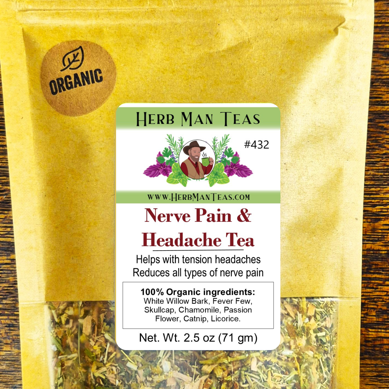 NERVE PAIN  & HEADACHE TEA