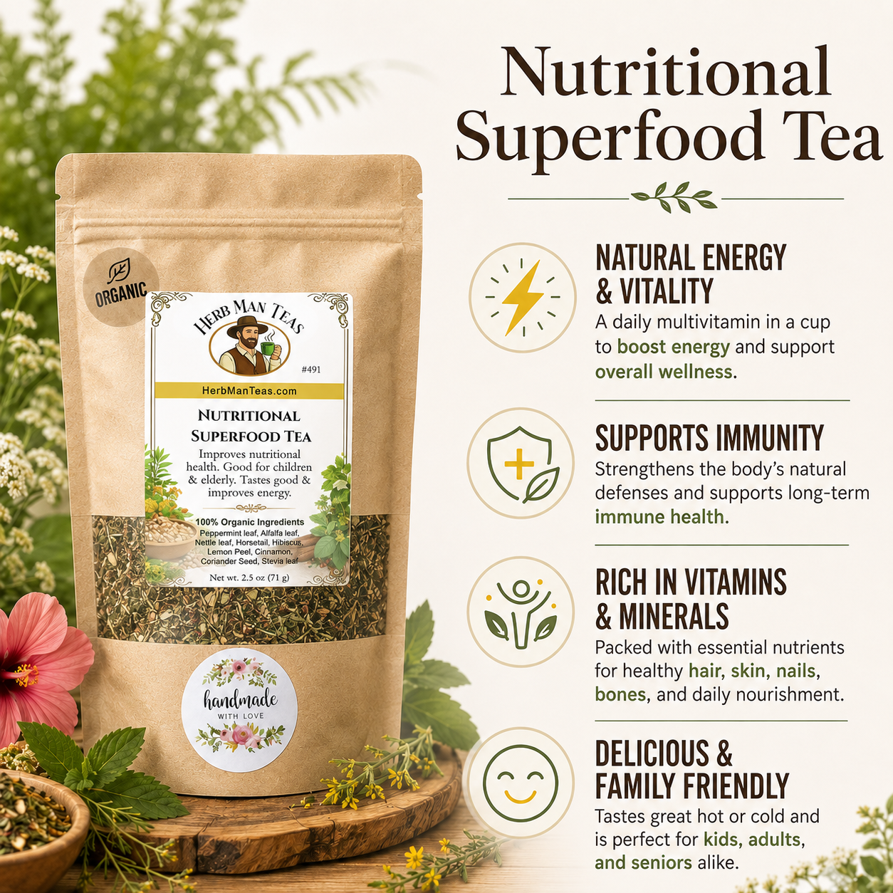 NUTRITIONAL SUPERFOOD TEA