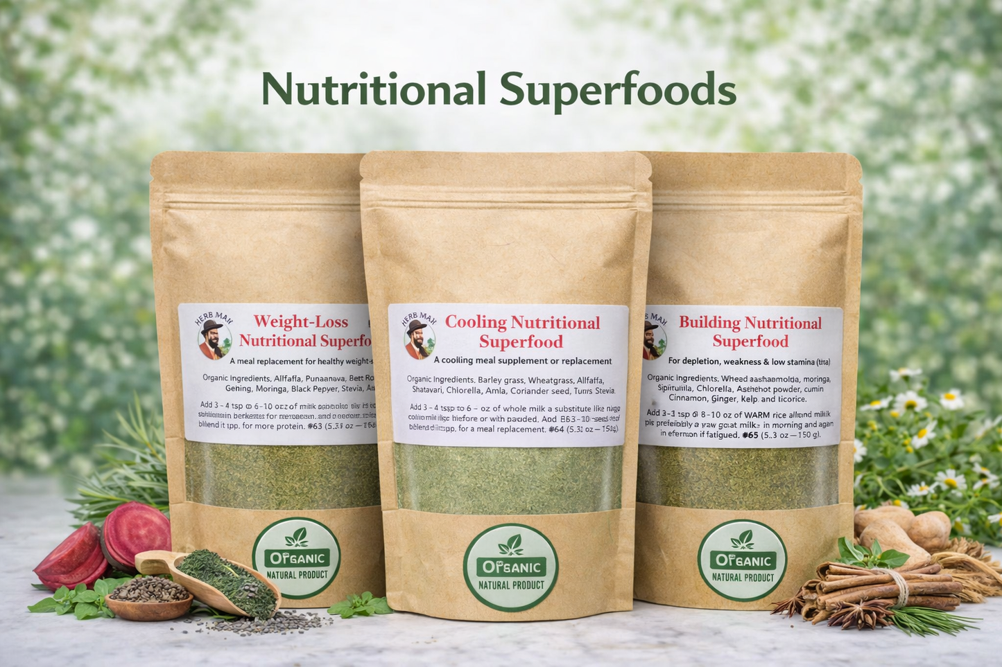 NUTRITIONAL SUPER FOOD POWDER - Vata Balancing Version