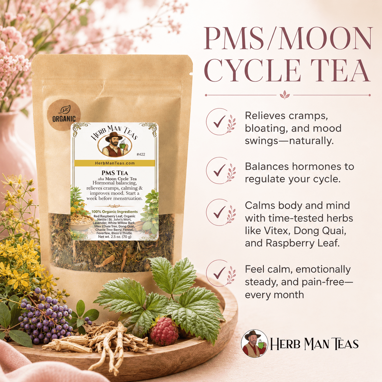 PMS TEA - Herb Man Teas