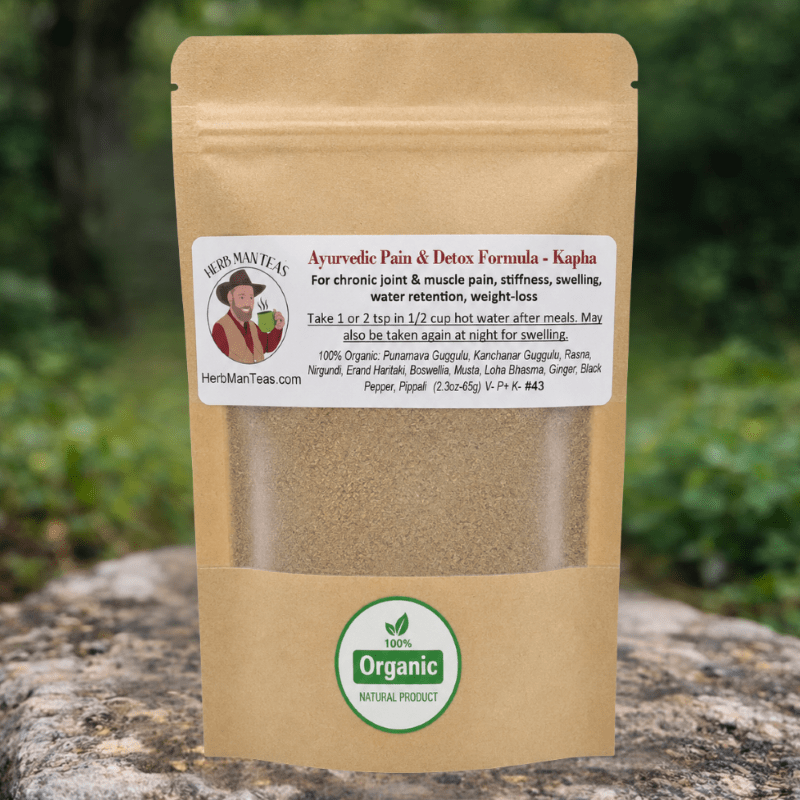 PAIN AND DETOX FORMULA - Kapha version - Herb Man Teas