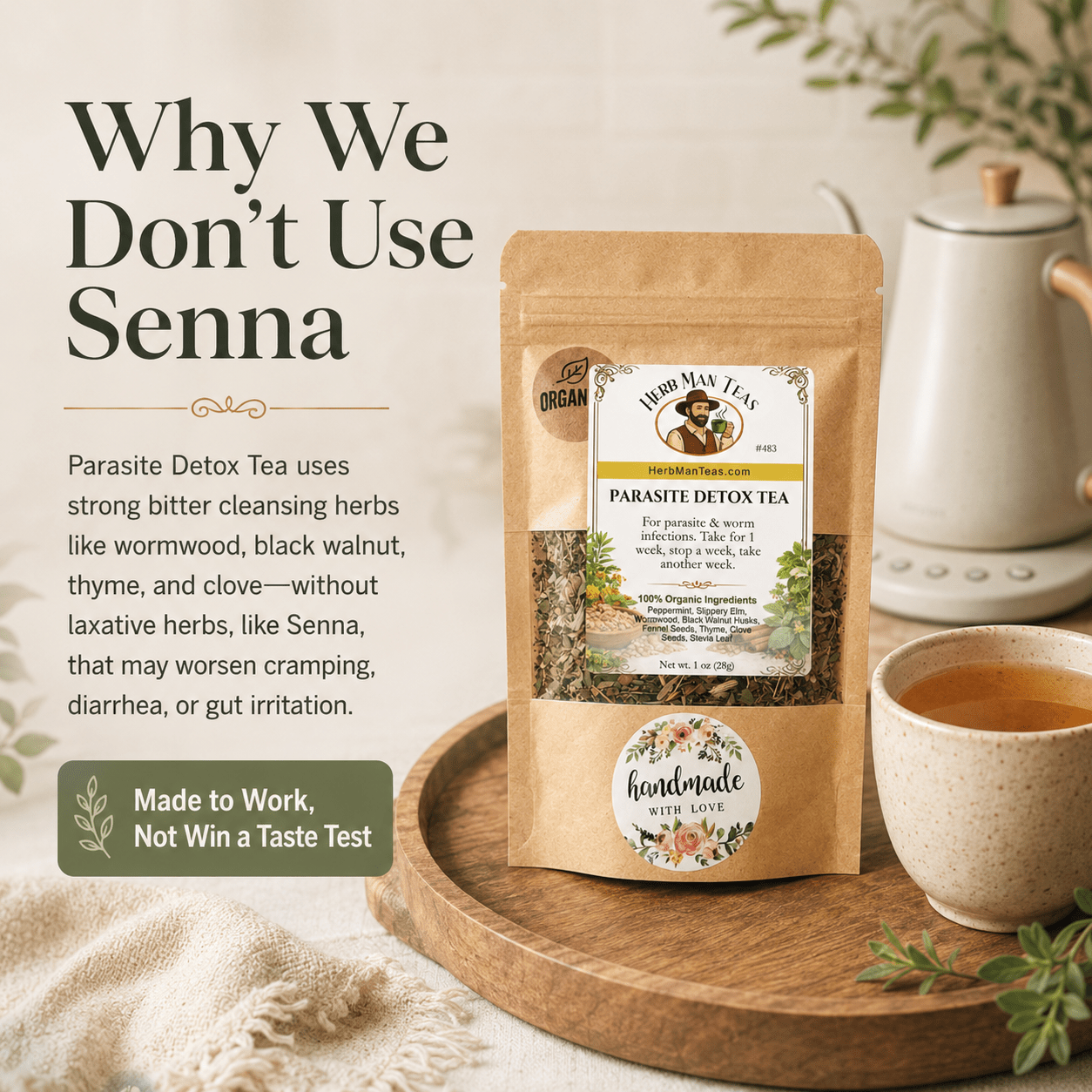 PARASITE DETOX TEA - Herb Man Teas