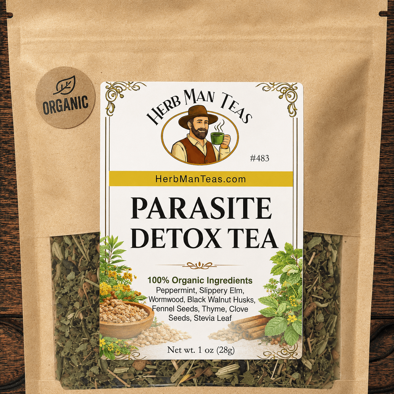 PARASITE DETOX TEA - Herb Man Teas
