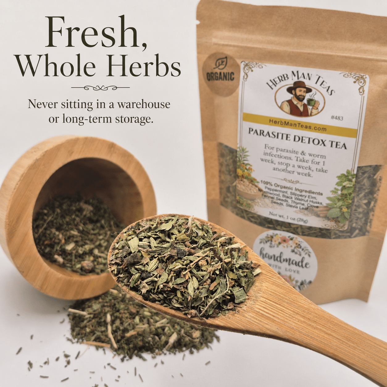 PARASITE DETOX TEA - Herb Man Teas