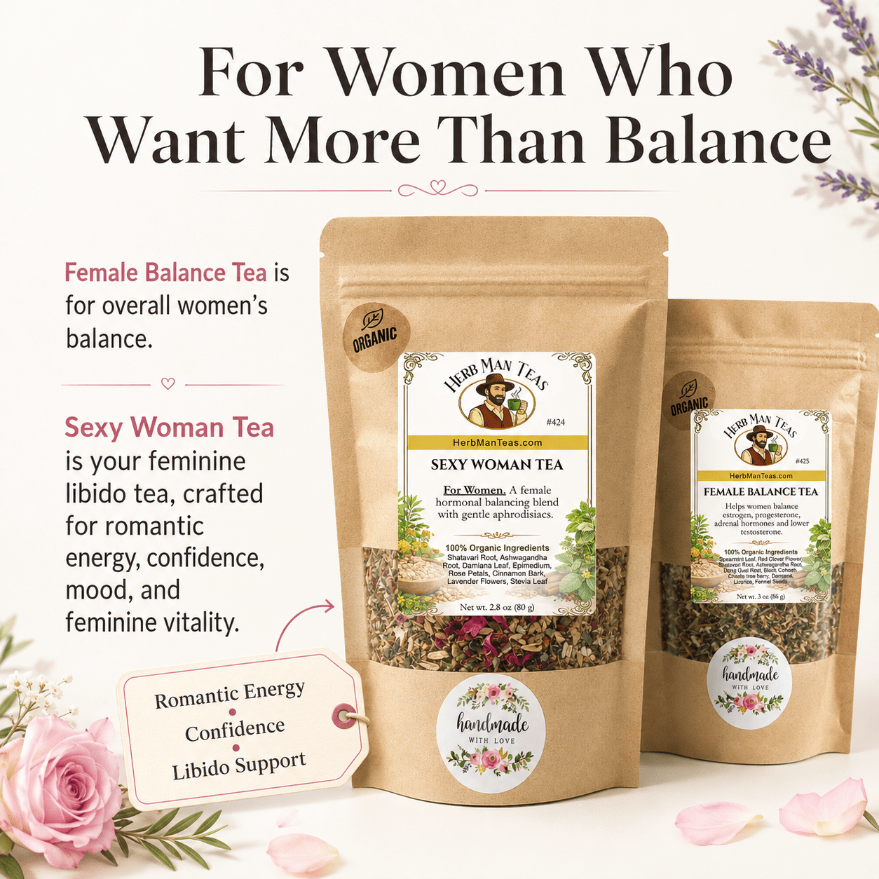 SEXY WOMAN TEA - Herb Man Teas
