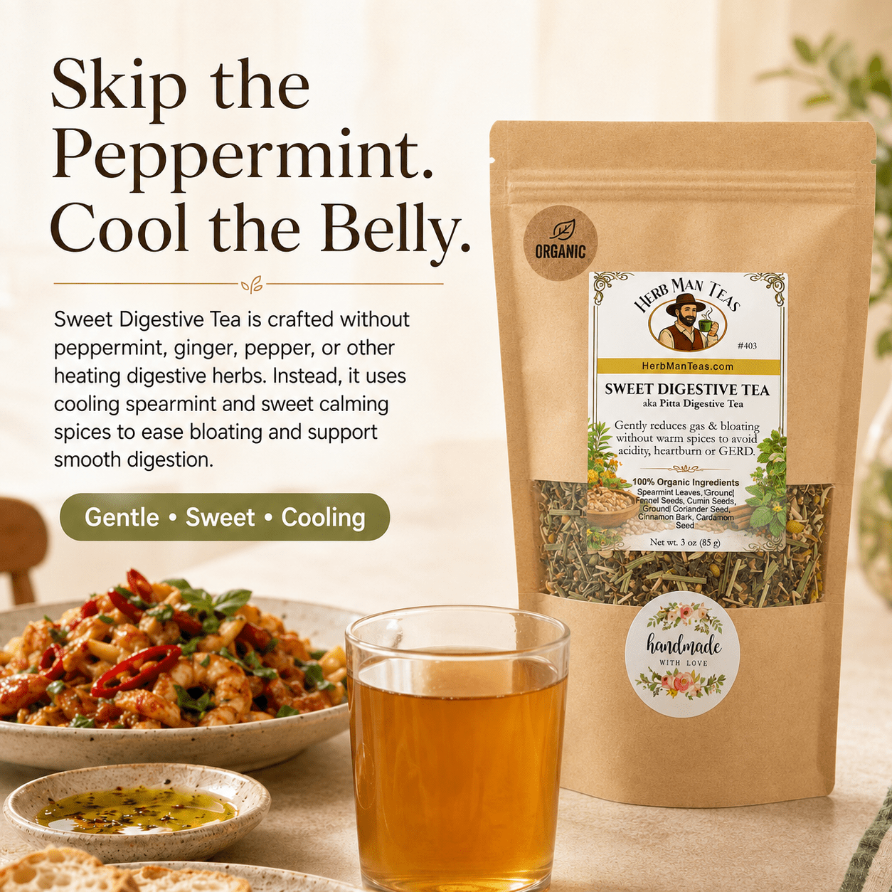 SWEET DIGESTIVE TEA - Herb Man Teas