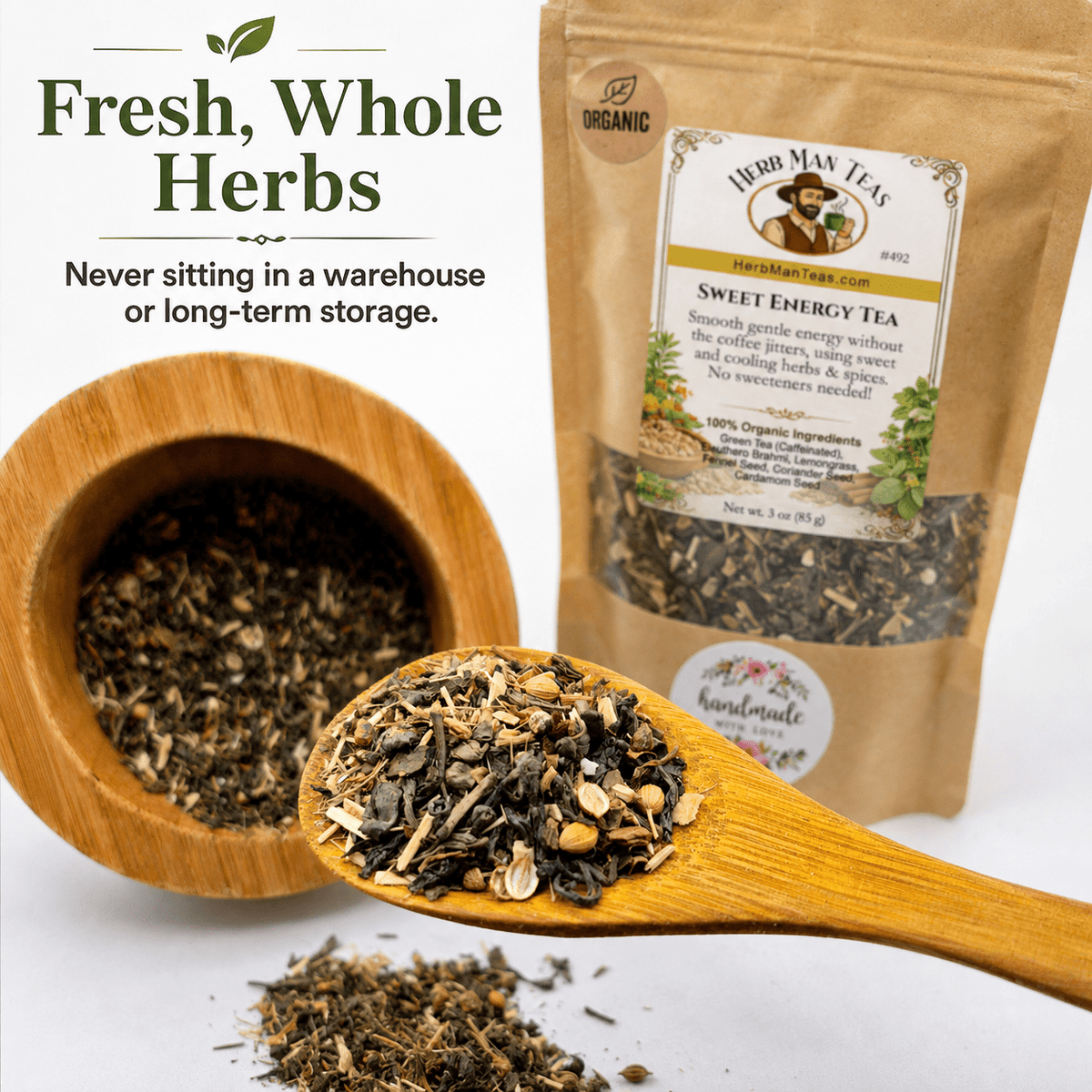 SWEET ENERGY TEA - Herb Man Teas