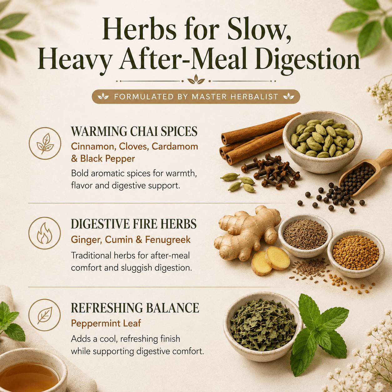 SWEET PEPPERMINT CHAI TEA - Herb Man Teas
