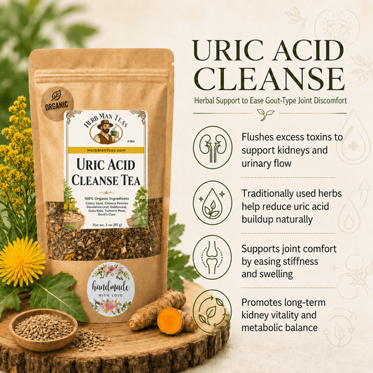 URIC ACID CLEANSE TEA - Herb Man Teas