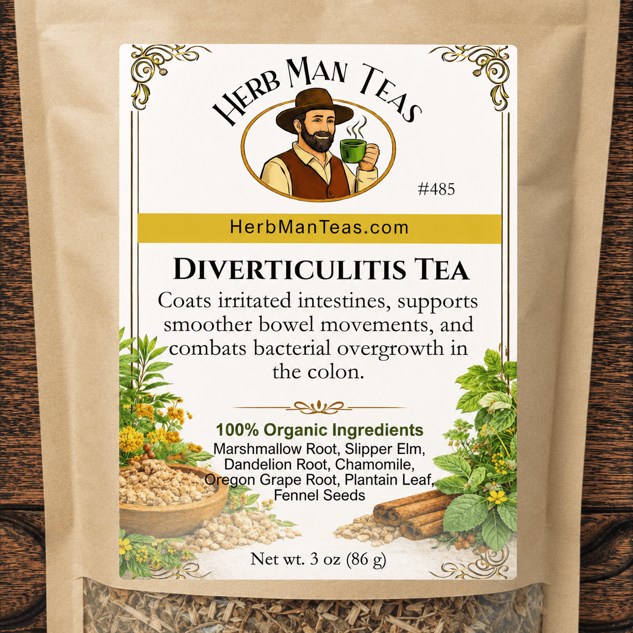 DIVERTICULITIS TEA - Herb Man Teas